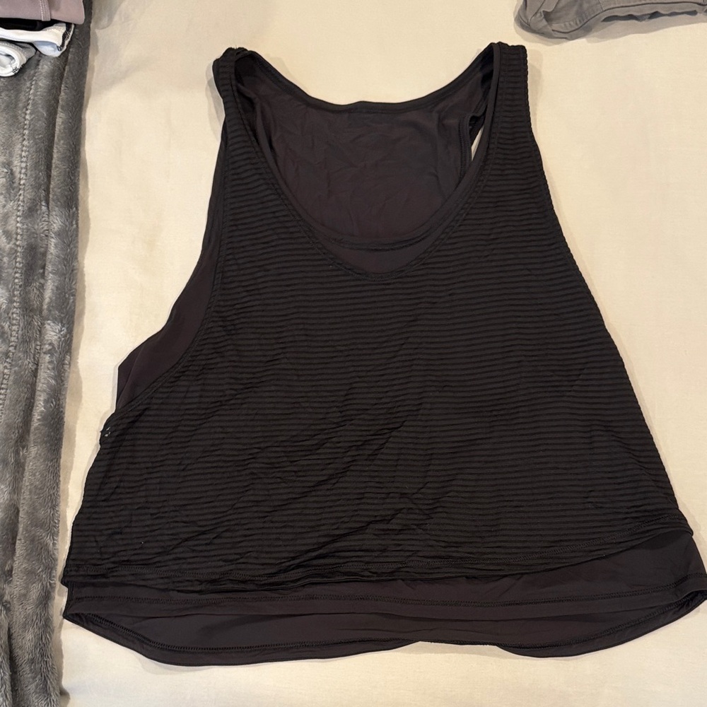 lululemon athletica Black Tank Top